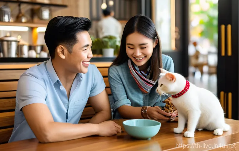 축산업 시험 출제 경향 - **Prompt:** A vibrant, futuristic shot of a modern smart farm in rural Thailand. A young, smiling Th...