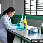 Home 20 축산업 실기시험 실수 줄이는 법 - A professional veterinary practical exam setup in a clean, organized workspace in Thailand, featurin...